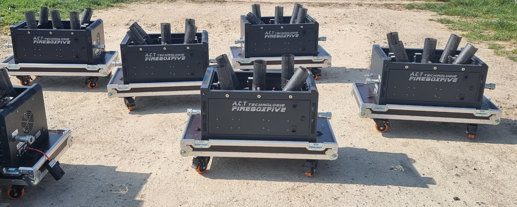 Rafaleur de flamme (fireboxfive) Isopar a réservoir déporté buses interchangeables
